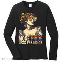 More Pride Less Prejudice Lgbtq Rainbow Women's Long Sleeve Shirt thumb 0