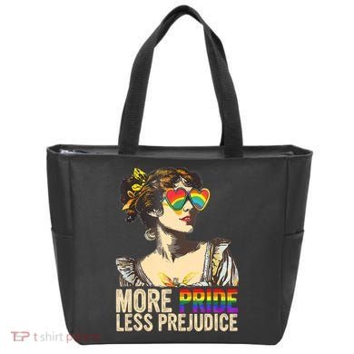More Pride Less Prejudice Lgbtq Rainbow Tote Bag