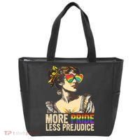 More Pride Less Prejudice Lgbtq Rainbow Tote Bag thumb 0