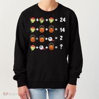 Math Puzzle Lazy DIY Halloween Costume Teacher Student Kids Women's Sweatshirt thumb 0