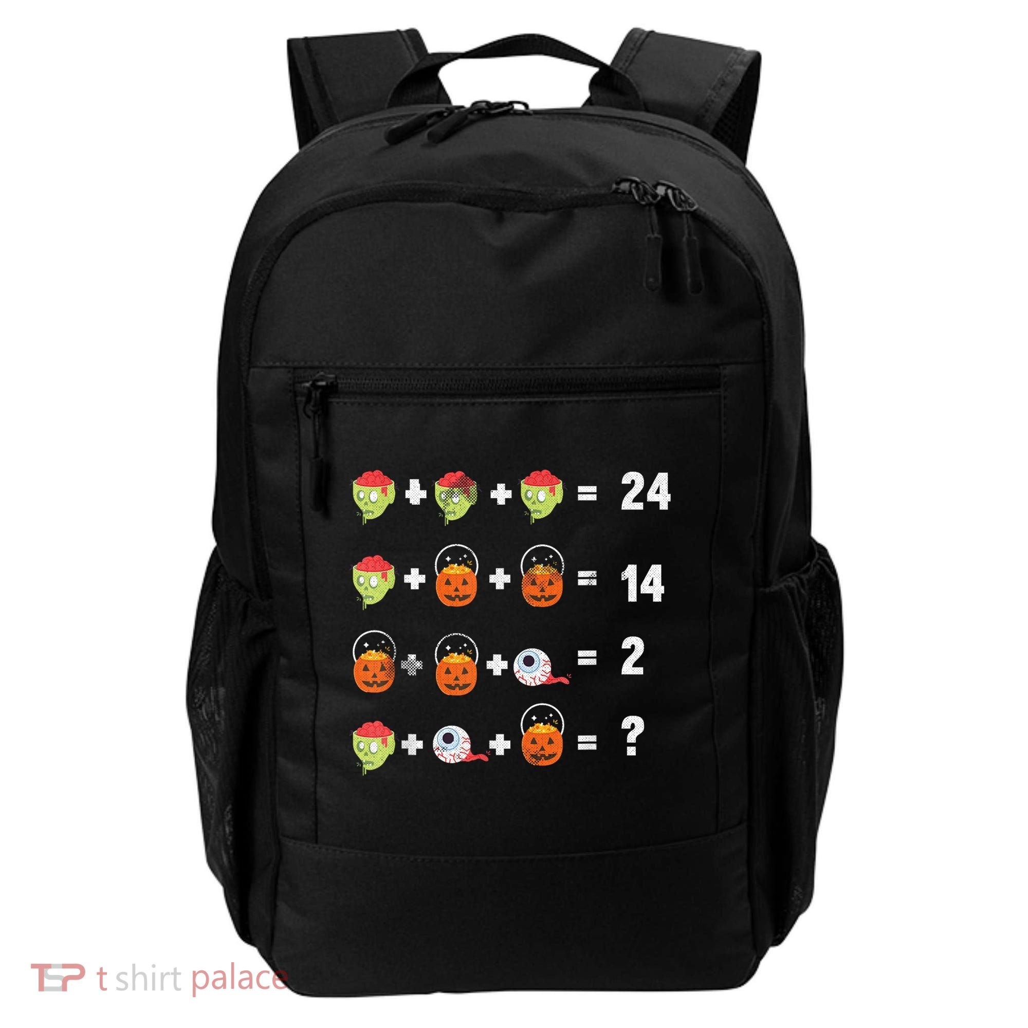 Math Puzzle Lazy DIY Halloween Costume Teacher Student Kids Backpack