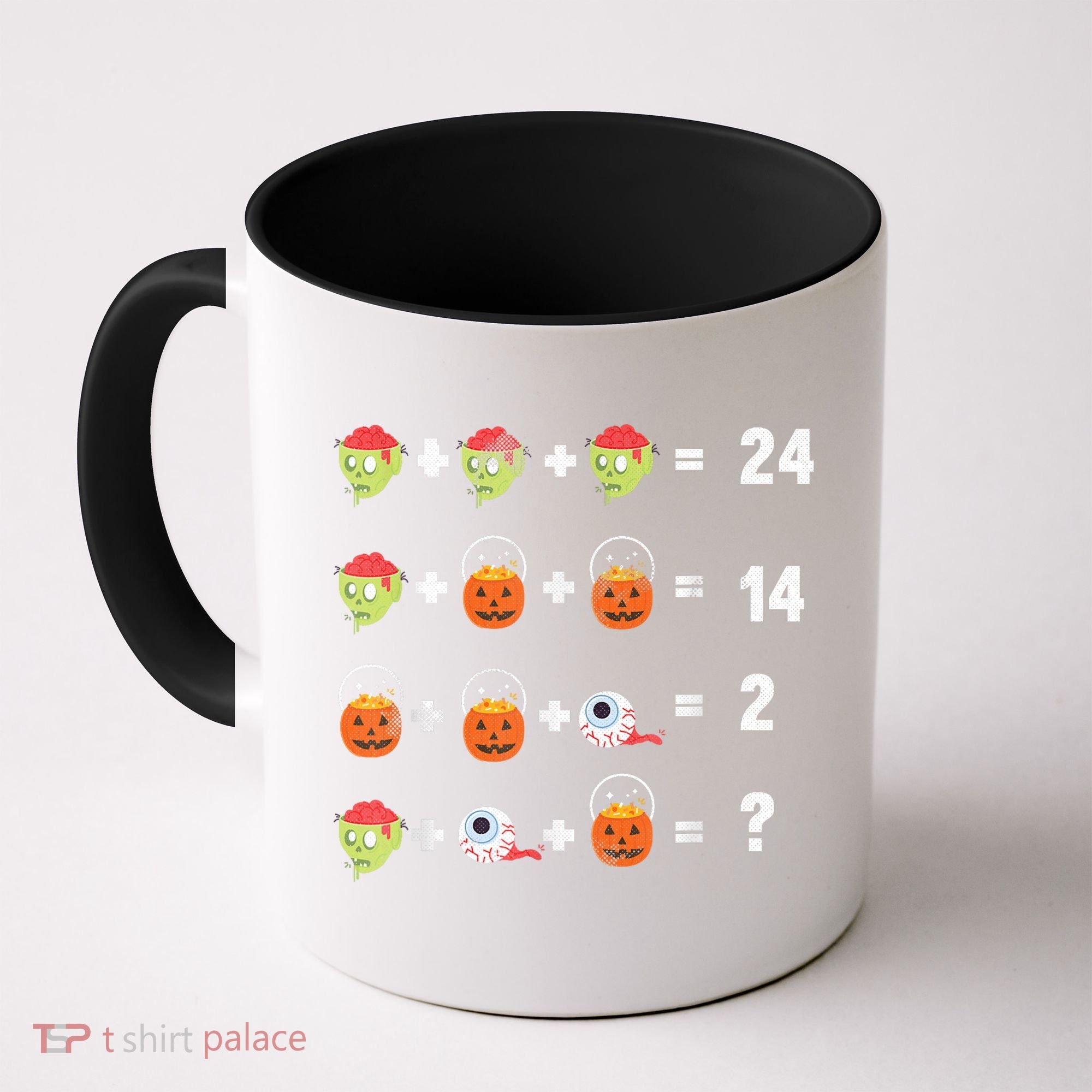 Math Puzzle Lazy DIY Halloween Costume Teacher Student Kids Coffee Mug