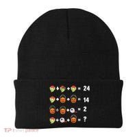 Math Puzzle Lazy DIY Halloween Costume Teacher Student Kids Beanie thumb 0