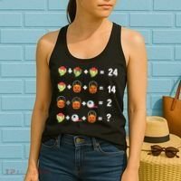 Math Puzzle Lazy DIY Halloween Costume Teacher Student Kids Women's Tank Top thumb 2