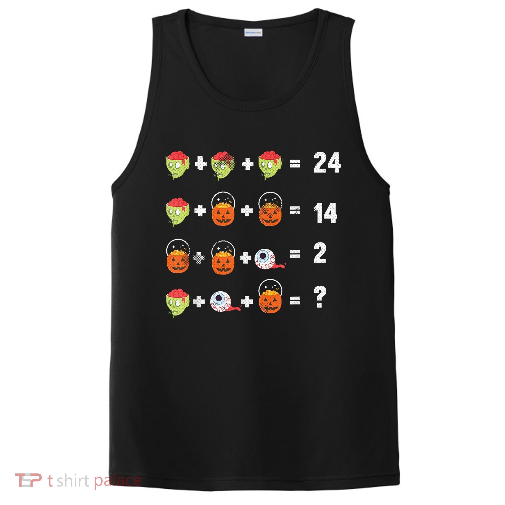 Math Puzzle Lazy DIY Halloween Costume Teacher Student Kids PosiCharge Competitor Tank