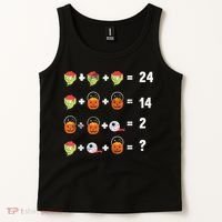 Math Puzzle Lazy DIY Halloween Costume Teacher Student Kids Tank Top thumb 2