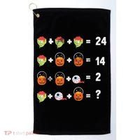 Math Puzzle Lazy DIY Halloween Costume Teacher Student Kids Golf Towel thumb 0