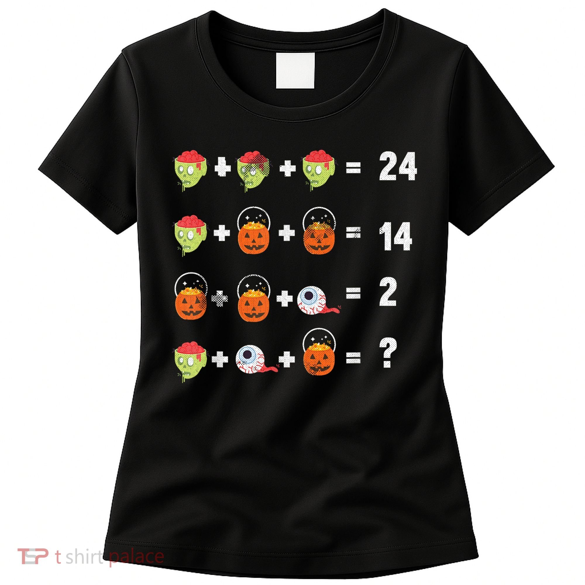 Math Puzzle Lazy DIY Halloween Costume Teacher Student Kids Women's T-Shirt