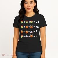 Math Puzzle Lazy DIY Halloween Costume Teacher Student Kids Women's T-Shirt thumb 4