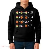Math Puzzle Lazy DIY Halloween Costume Teacher Student Kids Kids Hoodie thumb 4