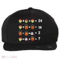 Math Puzzle Lazy DIY Halloween Costume Teacher Student Kids Wool Snapback Cap thumb 0