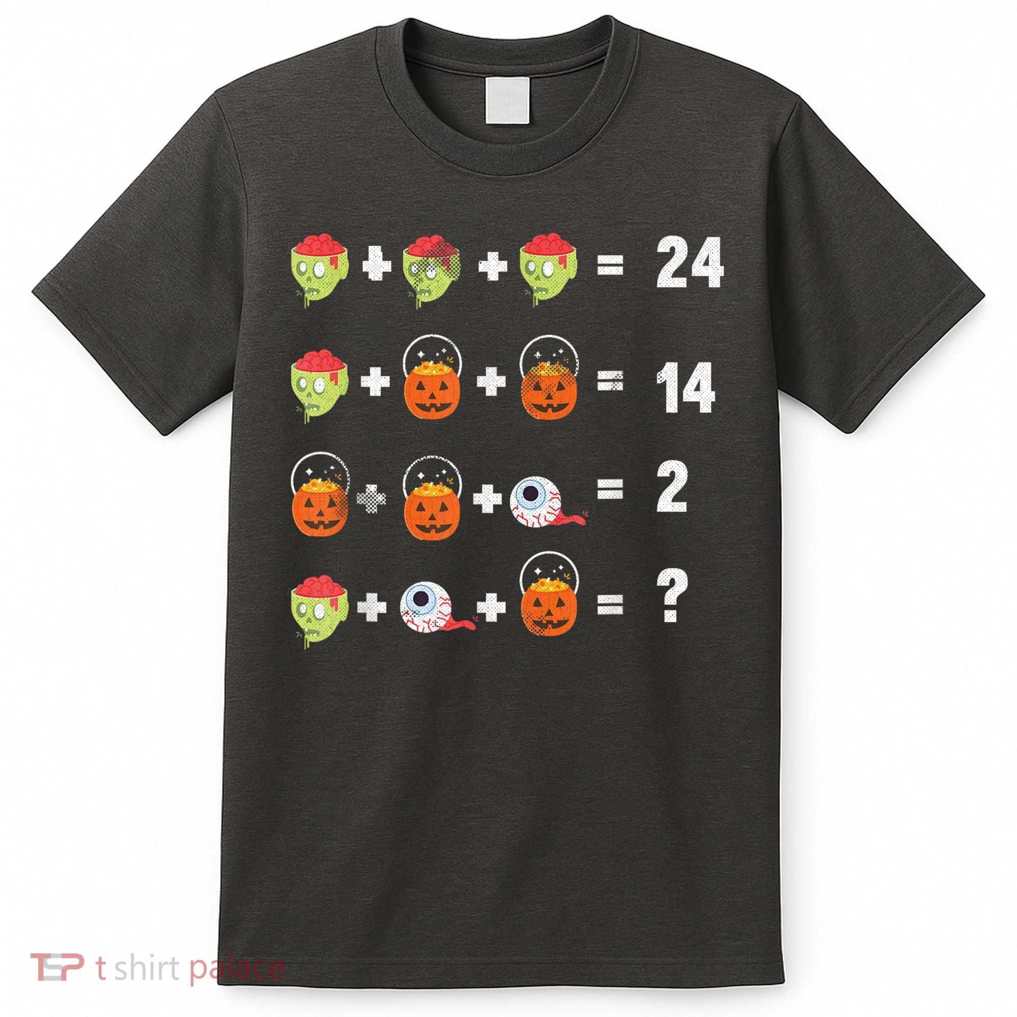 Math Puzzle Lazy DIY Halloween Costume Teacher Student Kids T-Shirt