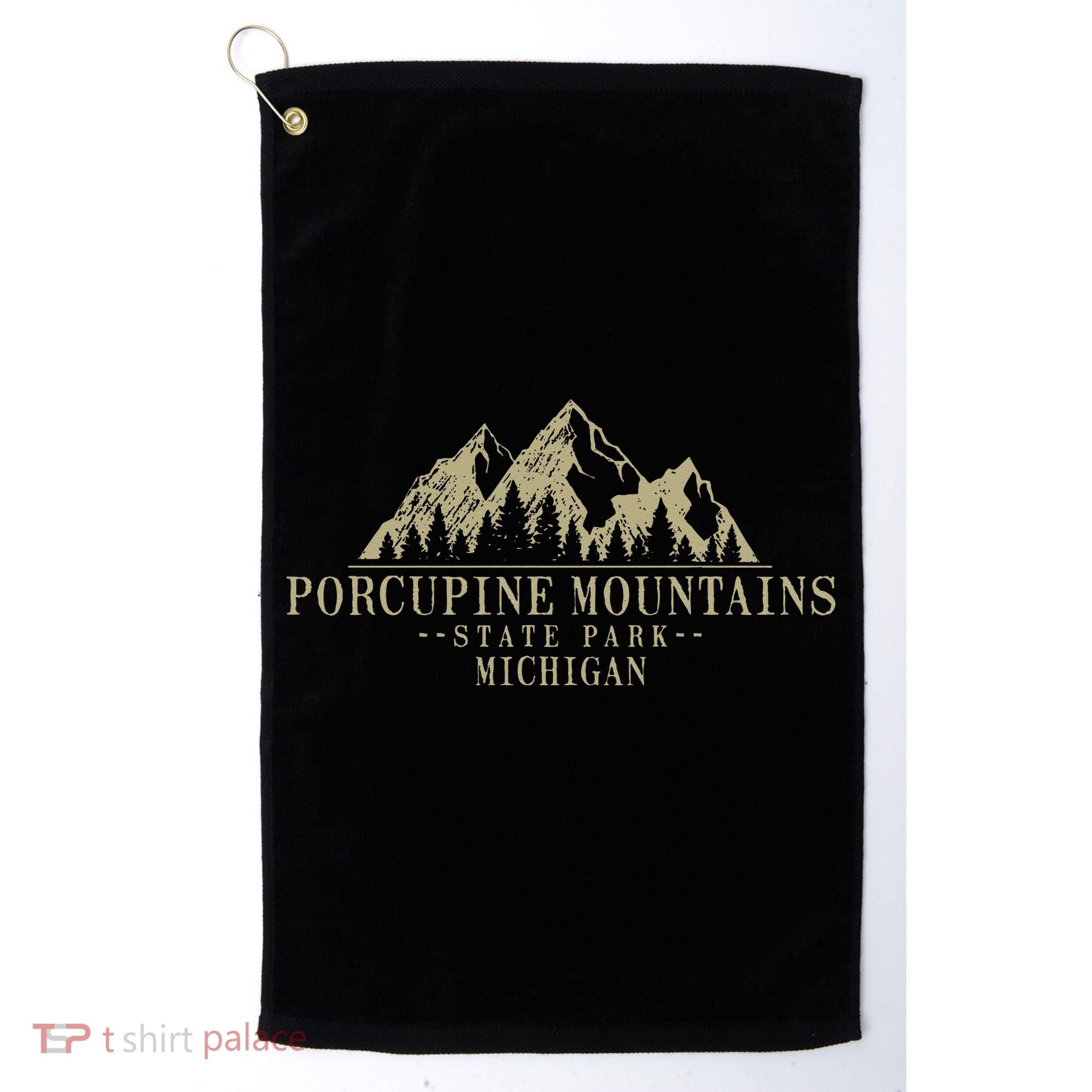 Michigan Porcupine Mountains State Park Golf Towel