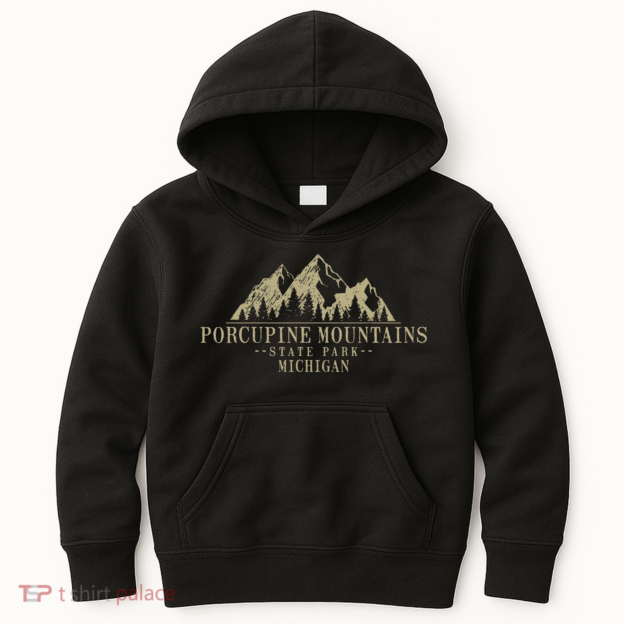 Michigan Porcupine Mountains State Park Kids Hoodie