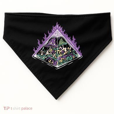 Mushroom Pyramid USA-Made Doggie Bandana