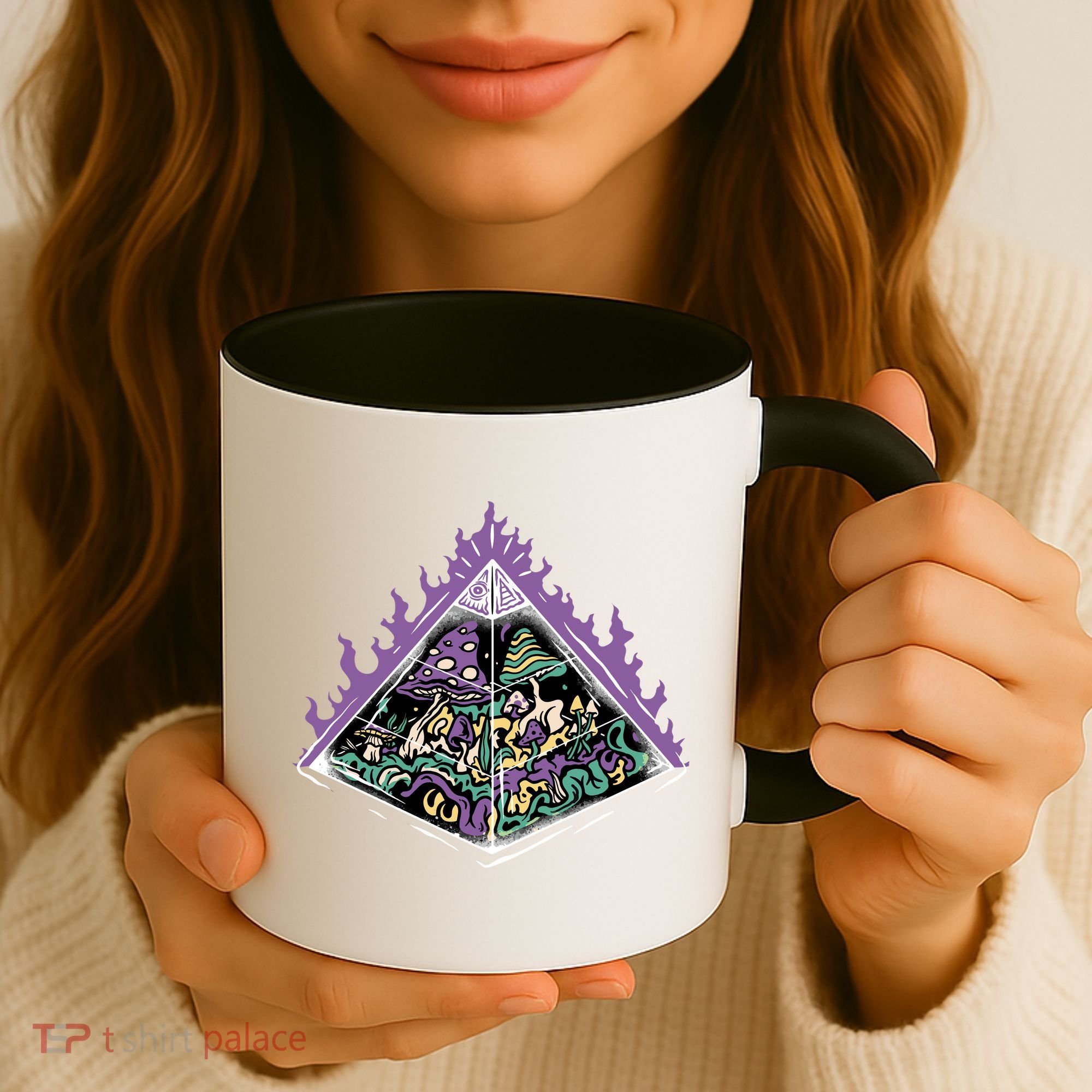Mushroom Pyramid Coffee Mug