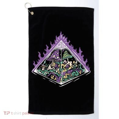 Mushroom Pyramid Golf Towel