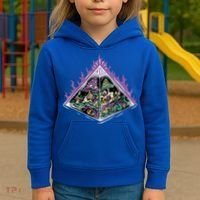 Mushroom Pyramid Kids Hoodie thumb 3