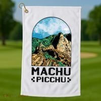 Machu Picchu Golf Towel thumb 1