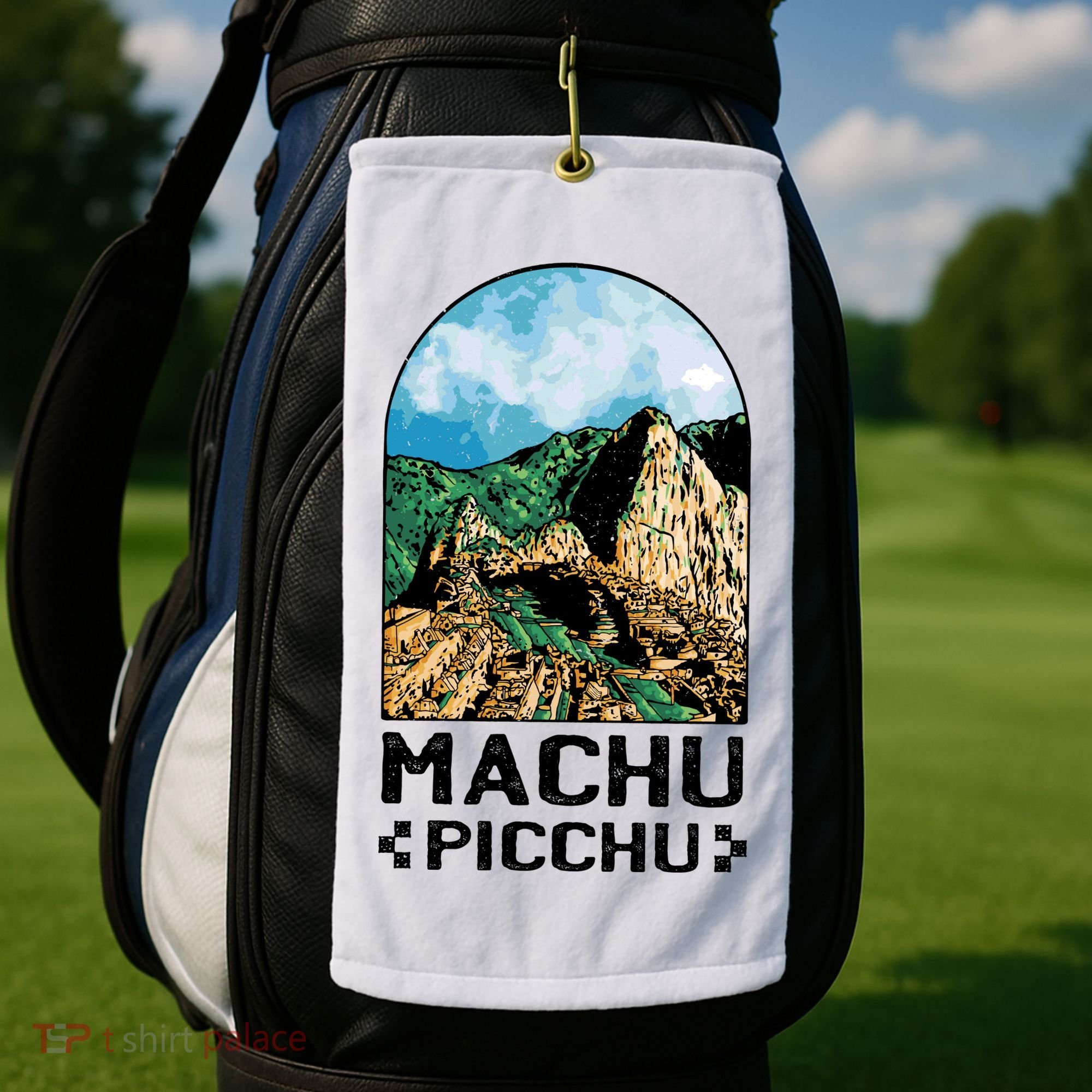 Machu Picchu Golf Towel