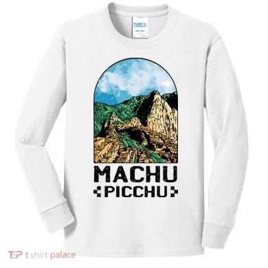Machu Picchu Kids Long Sleeve Shirt