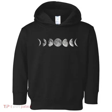 Moon Phases Toddler Hoodie