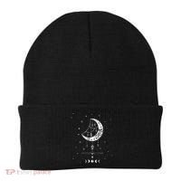 Moon Phases Magic Harmony Alchemy Astrology Gift Beanie thumb 0