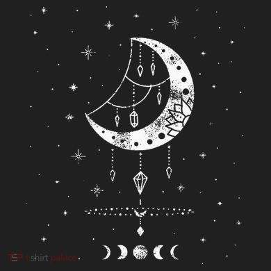 Moon Phases Magic Harmony Alchemy Astrology Gift Zone Performance Long-Sleeve T-Shirt