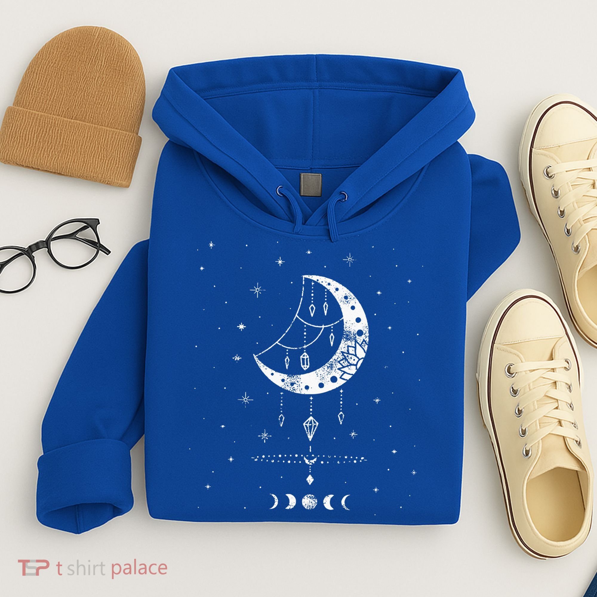 Moon Phases Magic Harmony Alchemy Astrology Gift Hoodie