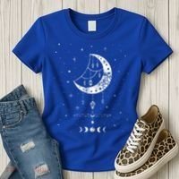 Moon Phases Magic Harmony Alchemy Astrology Gift Women's T-Shirt thumb 3