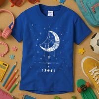 Moon Phases Magic Harmony Alchemy Astrology Gift Kids T-Shirt thumb 3