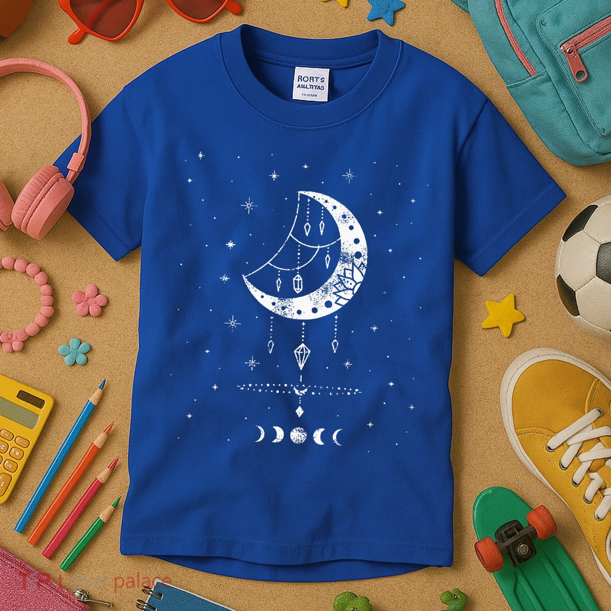 Moon Phases Magic Harmony Alchemy Astrology Gift Kids T-Shirt