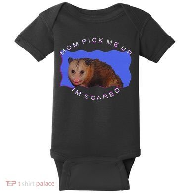 Mom Pick Me Up IM Scared Baby Bodysuit