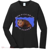 Mom Pick Me Up IM Scared Women's Long Sleeve Shirt thumb 0