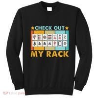 Mahjong Player Mahjong Lover Chinese Check Out My Rack Sweatshirt thumb 0