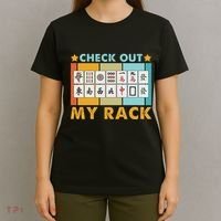 Mahjong Player Mahjong Lover Chinese Check Out My Rack T-Shirt thumb 4