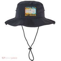 Mahjong Player Mahjong Lover Chinese Check Out My Rack Bucket Hat thumb 0