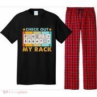 Mahjong Player Mahjong Lover Chinese Check Out My Rack Pajama Set thumb 0