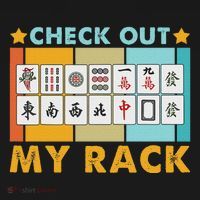 Mahjong Player Mahjong Lover Chinese Check Out My Rack Pajama Set thumb 2