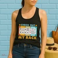Mahjong Player Mahjong Lover Chinese Check Out My Rack Women's Tank Top thumb 2