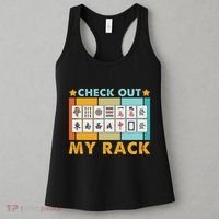 Mahjong Player Mahjong Lover Chinese Check Out My Rack Women's Tank Top thumb 3