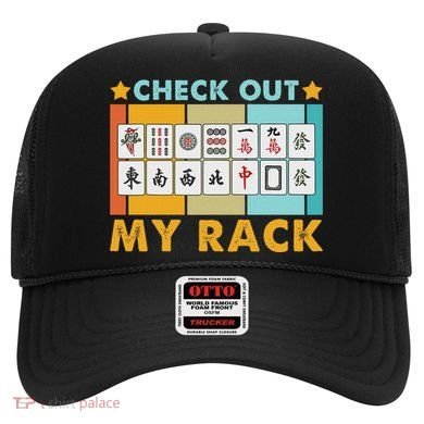 Mahjong Player Mahjong Lover Chinese Check Out My Rack Hat
