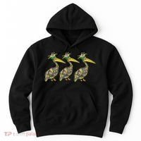 Mardi Pelicans Mardi Gras Beads Louisiana Parade New Orleans Hoodie thumb 0