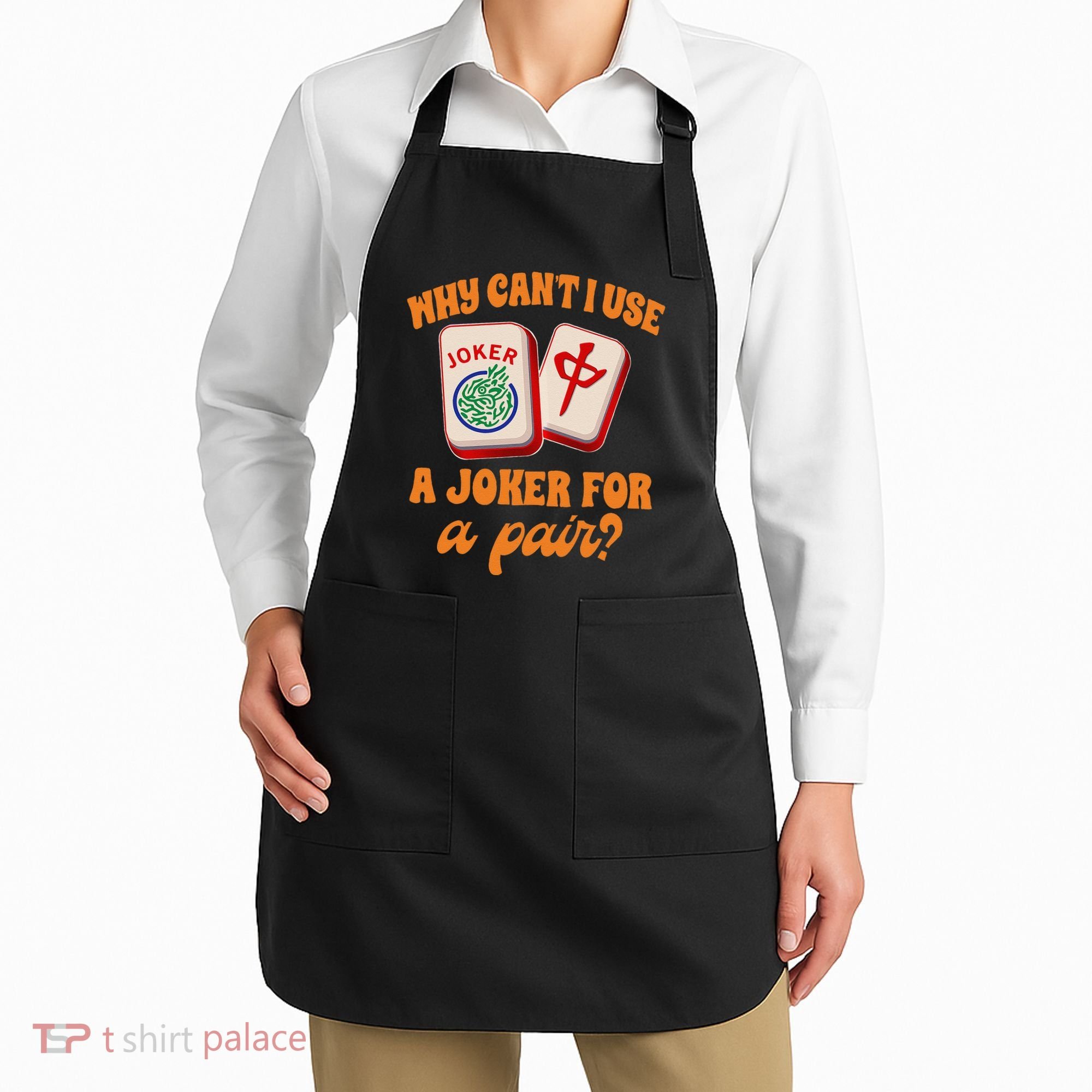 Mahjong Player Mahjong Lover Chinese Mahjong With Mah Apron