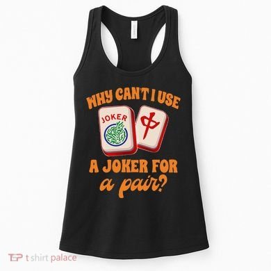 Mahjong Player Mahjong Lover Chinese Mahjong With Mah Women's Tank Top