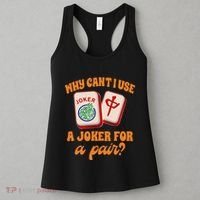 Mahjong Player Mahjong Lover Chinese Mahjong With Mah Women's Tank Top thumb 3