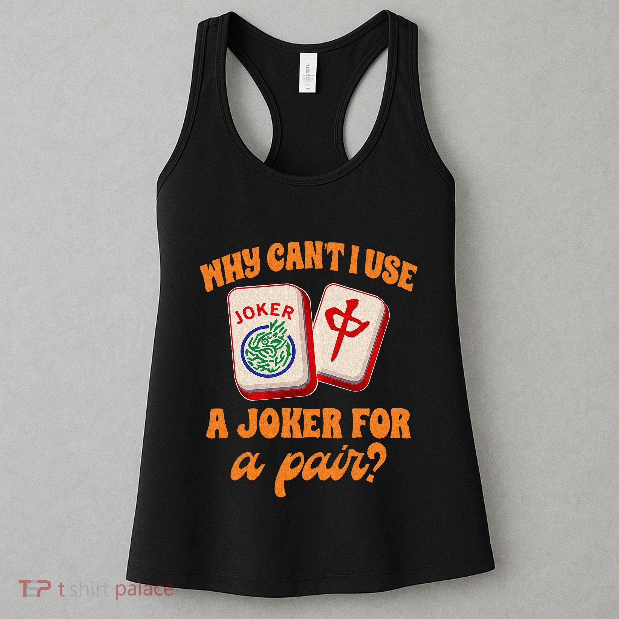 Mahjong Player Mahjong Lover Chinese Mahjong With Mah Women's Tank Top