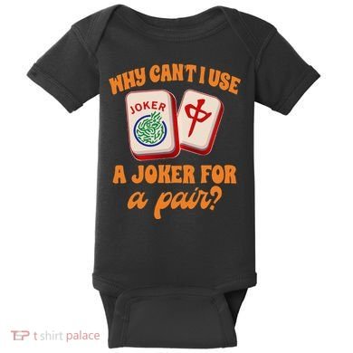 Mahjong Player Mahjong Lover Chinese Mahjong With Mah Baby Bodysuit