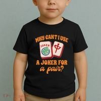 Mahjong Player Mahjong Lover Chinese Mahjong With Mah Toddler T-Shirt thumb 2