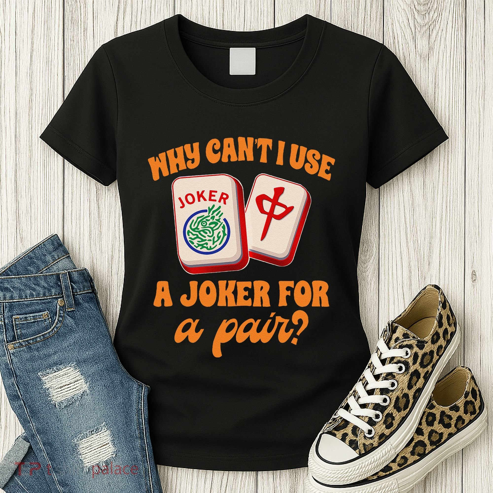 Mahjong Player Mahjong Lover Chinese Mahjong With Mah Women's T-Shirt